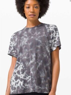 Lululemon Gray Tie-Dye All Yours Tee